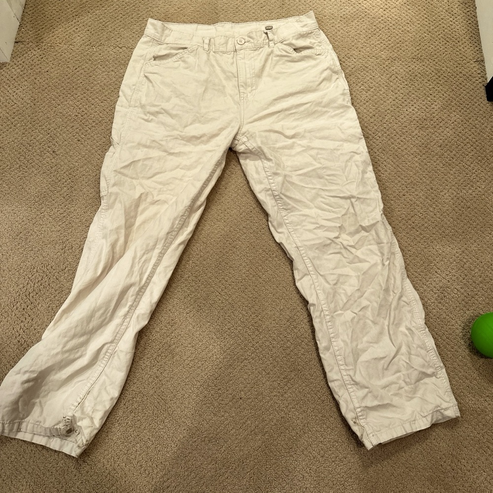 Cream colored Scout carpenter pants